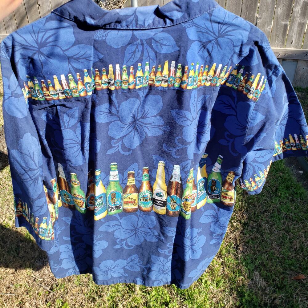 KY's Hawaiian Beer Bottles Shirt‎ XL - Picture 2 of 5